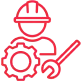Icono de servicios de construcción en Facility Management
